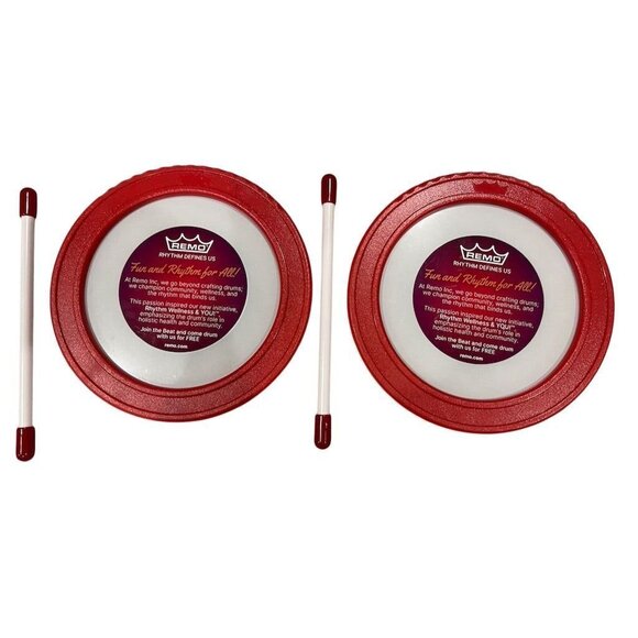 Preserve 2-Pack Acoustic Drum Kit Beginner Set with Sticks - Picture 2 of 5